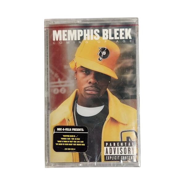 Memphis Bleek Debut Album Cassette Coming Of Age W/ Hype Sticker 1999 Brand New - Picture 1 of 5